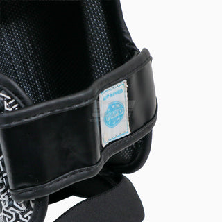 Shinguards with foot guard Adidas Pro Kickboxing WAKO Black-white 