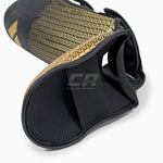 Shinguards with foot guard Adidas Pro Kickboxing WAKO Black-gold 