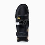 Shinguards with foot guard Adidas Pro Kickboxing WAKO Black-gold 