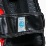 Shinguards with parapet Adidas Pro Kickboxing WAKO Red-white 