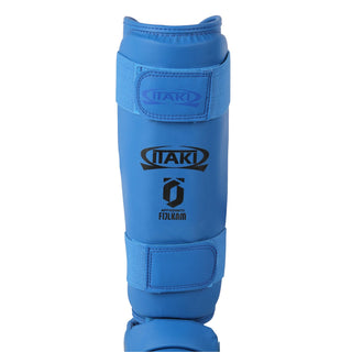 shinguards Karate Kumite Itaki with FIJLKAM foot protectors art.413FIJ 