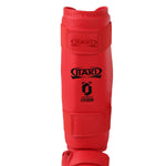 shinguards Karate Kumite Itaki with FIJLKAM foot protectors art.413FIJ 