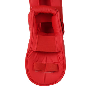 shinguards Karate Kumite Itaki with FIJLKAM foot protectors art.413FIJ 
