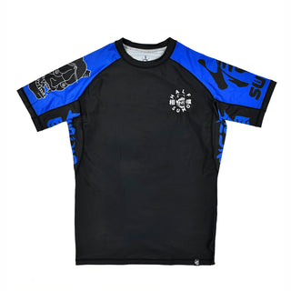 Rashguard Half Sumo Sugoi Ranked Blue-Combat Arena