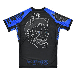Rashguard Half Sumo Sugoi Ranked Blue-Combat Arena