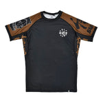 Rashguard Half Sumo Sugoi Ranked Brown-Combat Arena