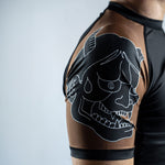 Rashguard Half Sumo Sugoi Ranked Brown-Combat Arena
