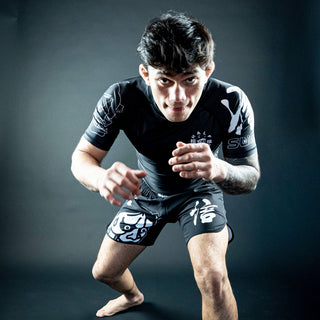 Rashguard Half Sumo Sugoi Ranked Black-Combat Arena