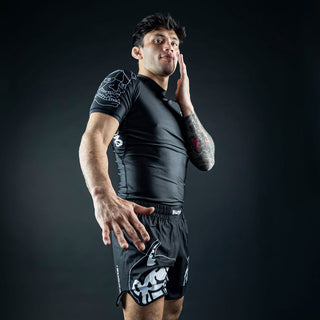 Rashguard Half Sumo Sugoi Ranked Black-Combat Arena