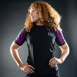Rashguard Half Sumo Sugoi Ranked Purple-Combat Arena