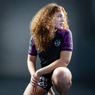 Rashguard Half Sumo Sugoi Ranked Purple-Combat Arena