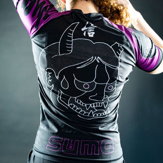 Rashguard Half Sumo Sugoi Ranked Purple-Combat Arena