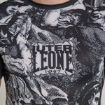 Rashguard Leone IUTER Barbed Wire AB06IU Black-Combat Arena