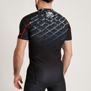 Rashguard Leone MMA Cage AB971 Grigio scuro-Combat Arena