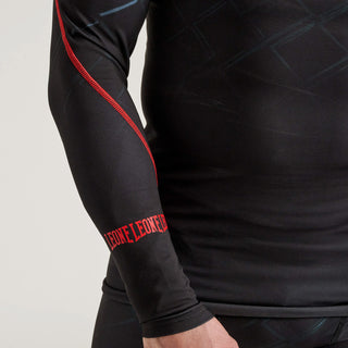 Rashguard Leone MMA Cage AB973 Grigio scuro-Combat Arena