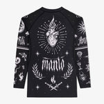 Rashguard Manto Amor Fati maniche lunghe Nero-Combat Arena