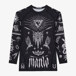 Rashguard Manto Amor Fati maniche lunghe Nero-Combat Arena