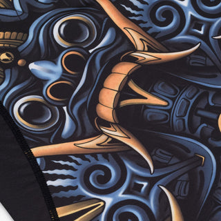 Rashguard Manto Short-sleeve Barong Black-Combat Arena
