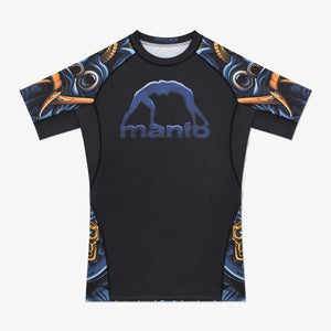 Rashguard Manto Short-sleeve Barong Black-Combat Arena