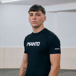 Rashguard Manto Logo Short-sleeve dual Black 