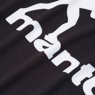Rashguard Manto Logo Dual short sleeves Black-Combat Arena