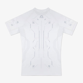 Rashguard Manto Shield short sleeves White-Combat Arena