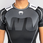 Rashguard Venum Adrenaline short sleeves Black-gray 