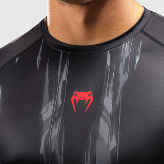 Rashguard Venum Demon maniche corte Nero-grigio-Combat Arena