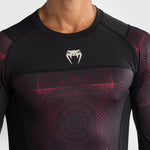 Rashguard Venum G-Fit Air long sleeves Black-red 