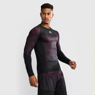 Rashguard Venum G-Fit Air long sleeves Black-red 