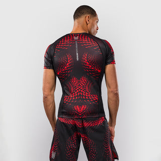 Rashguard Venum Matupa short sleeves Black-red-Combat Arena
