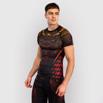 Rashguard Venum Quetzal Fury short sleeves Black-red 
