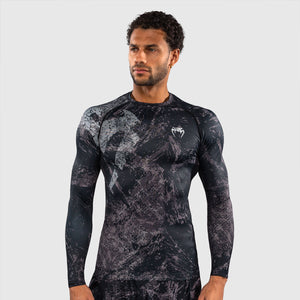Rashguard Venum Rage & Workout long sleeves Black-grey-Combat Arena