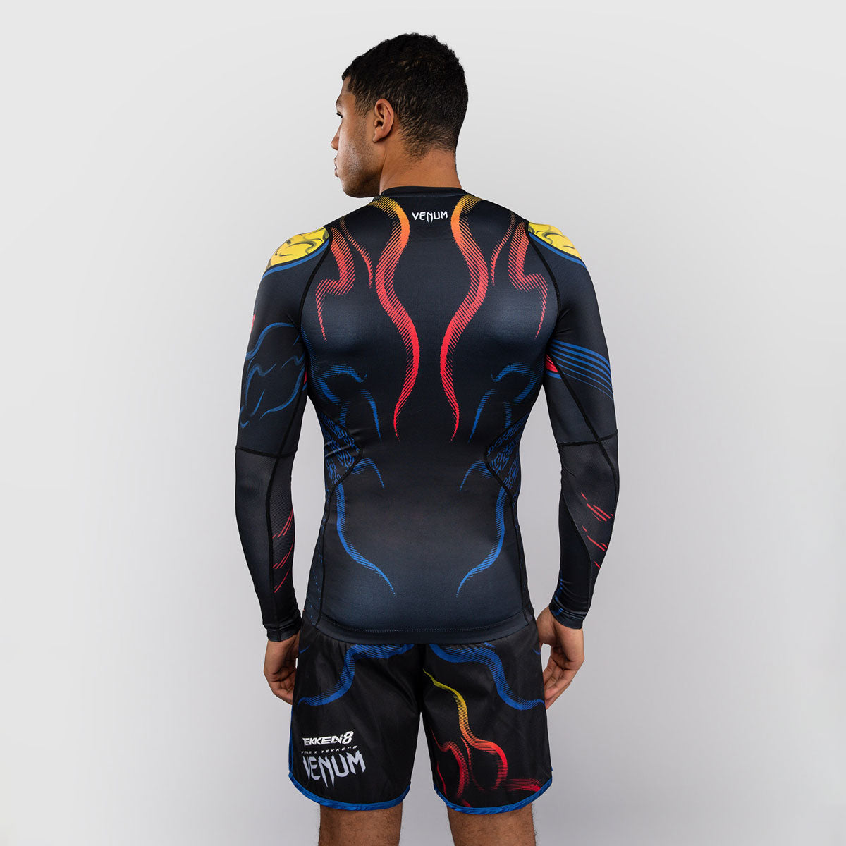 Rashguard Venum Tekken 8 Yoshimitsu long sleeves Black-orange