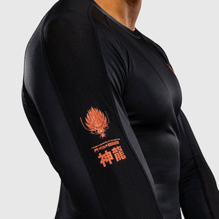 Rashguard Venum Thunder Dragon long-sleeve Black-Combat Arena