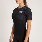Rashguard donna Leone MMA Cage AB979 Grigio scuro-Combat Arena