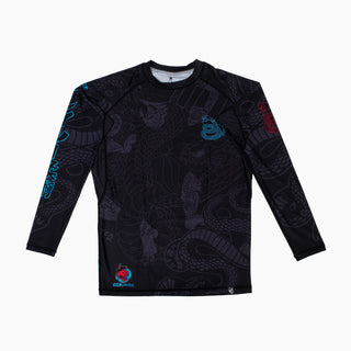 Rashguard Half Sumo Black Mamba Neon long sleeves 
