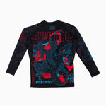 Rashguard Half Sumo Black Mamba Neon long sleeves 
