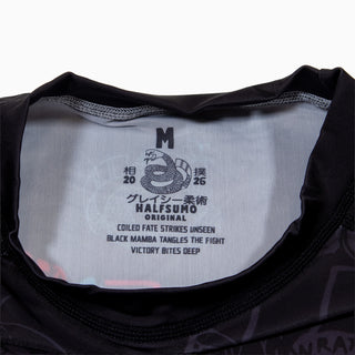 Rashguard Half Sumo Black Mamba Neon long sleeves 