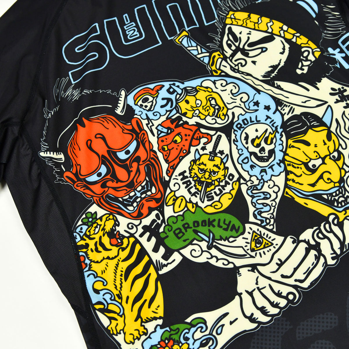 rurumu: core printed half sleeve Tシャツ Rashguard Half Sumo Kimura - Combat Arena