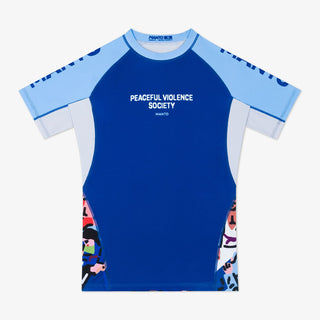 Rashguard Manto Gym 3.0 short sleeves Blue 