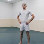 Rashguard Manto Shield short sleeves White 