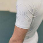 Rashguard Manto Shield short sleeves White 