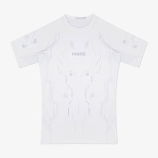 Rashguard Manto Shield short sleeves White 