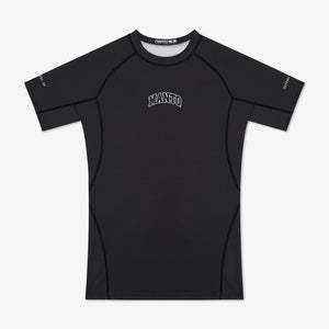 Rashguard Manto Varsity short sleeves Black 