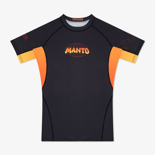 Rashguard Manto Warsaw To Tokyo short sleeves Black 