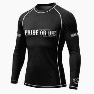 Rashguard Pride or Die Fight Club long sleeves 