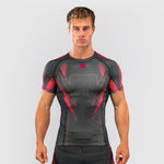 Rashguard Venum Amazonia Reborn short-sleeve Black-red 