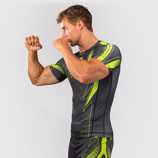 Rashguard Venum Amazonia Reborn short-sleeve Black-green 