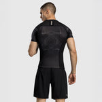 Rashguard Venum G-Fit Air short sleeves Black-sand